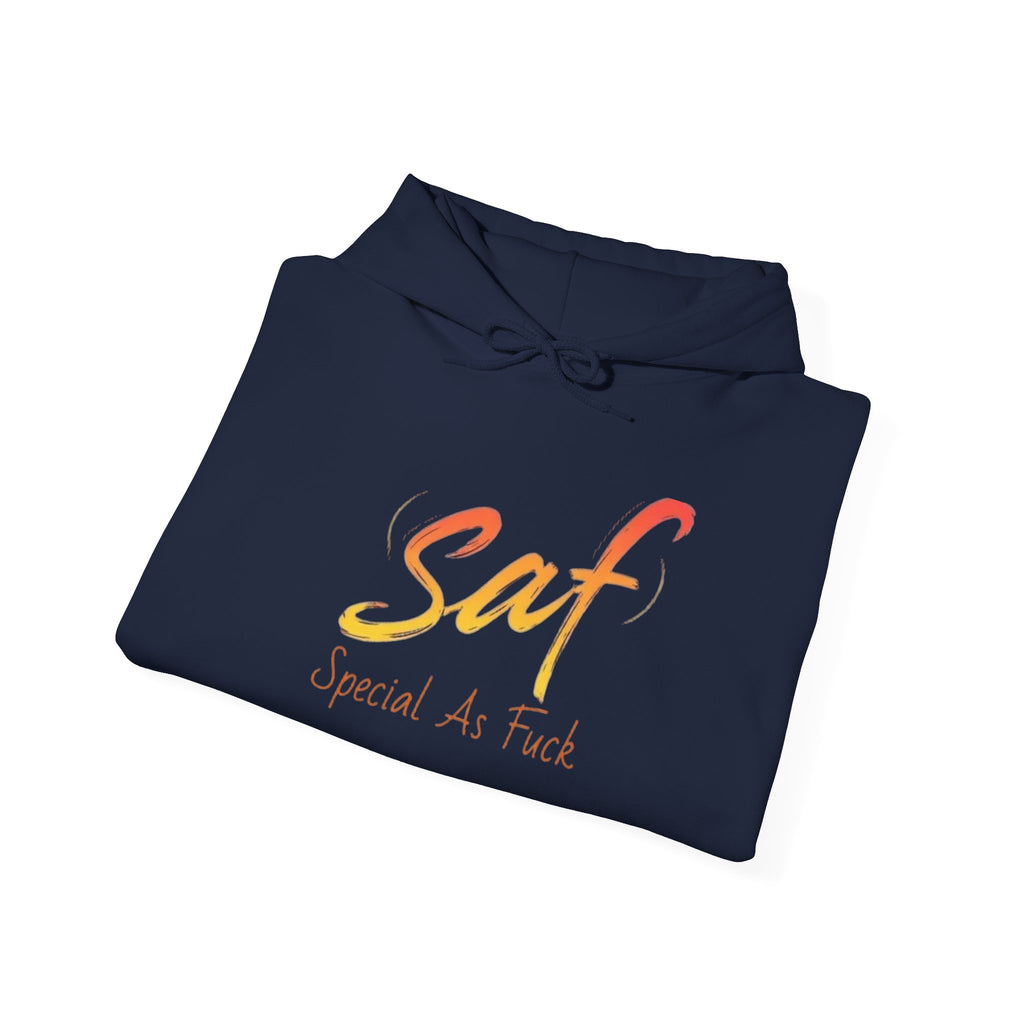SAF "Special As F***" Hoodie — Bold Graphic Back & Script Front