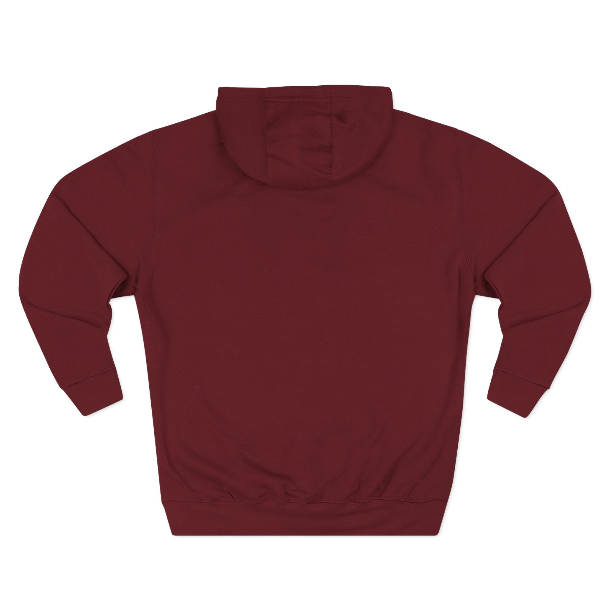 SAF Galaxy Panel Hoodie — Graphic Fleece Pullover with Red Script