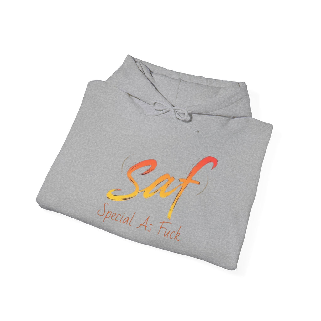 SAF "Special As F***" Hoodie — Bold Graphic Back & Script Front