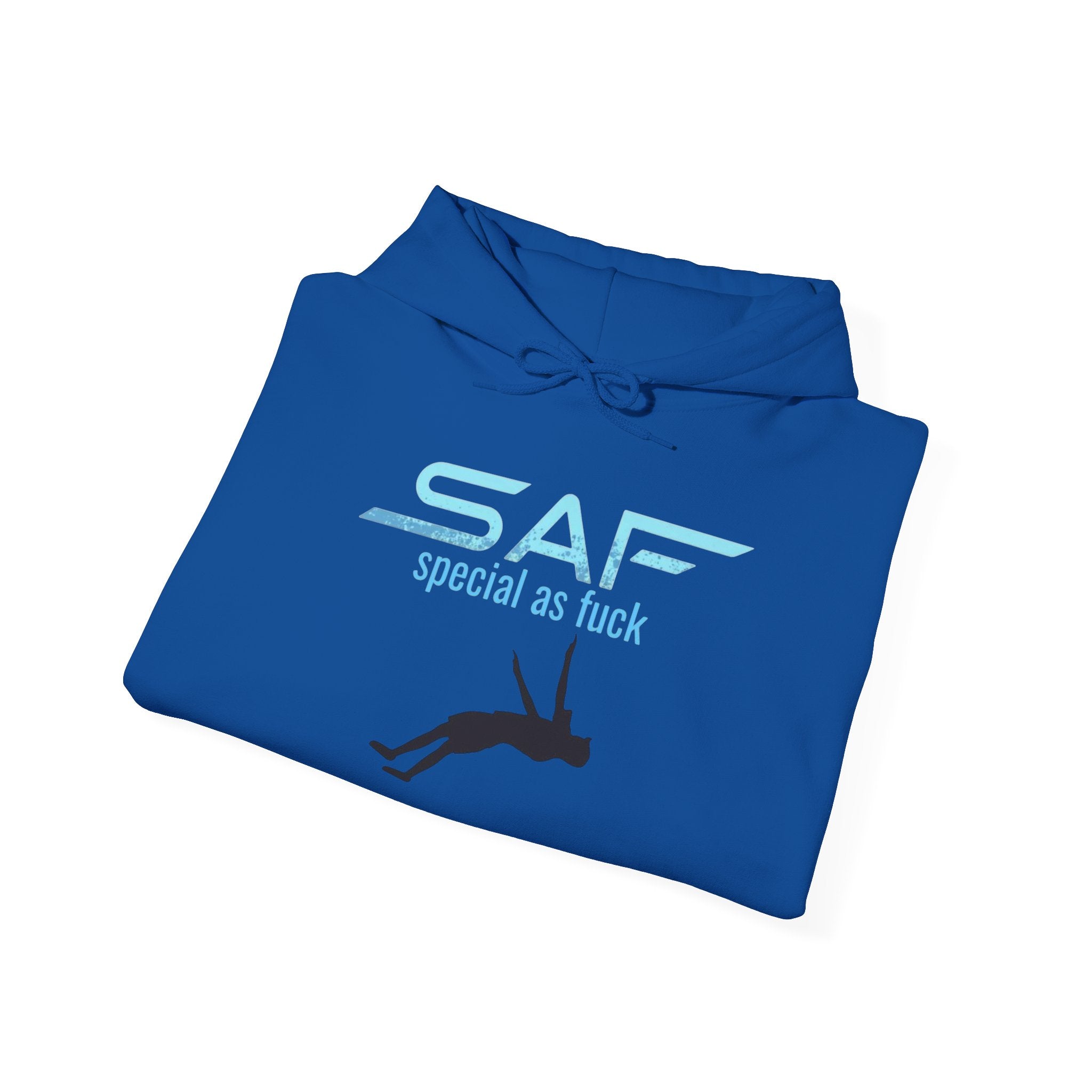 SAF 'Special As F***' Hoodie — Minimal Silhouette Graphic Pullover