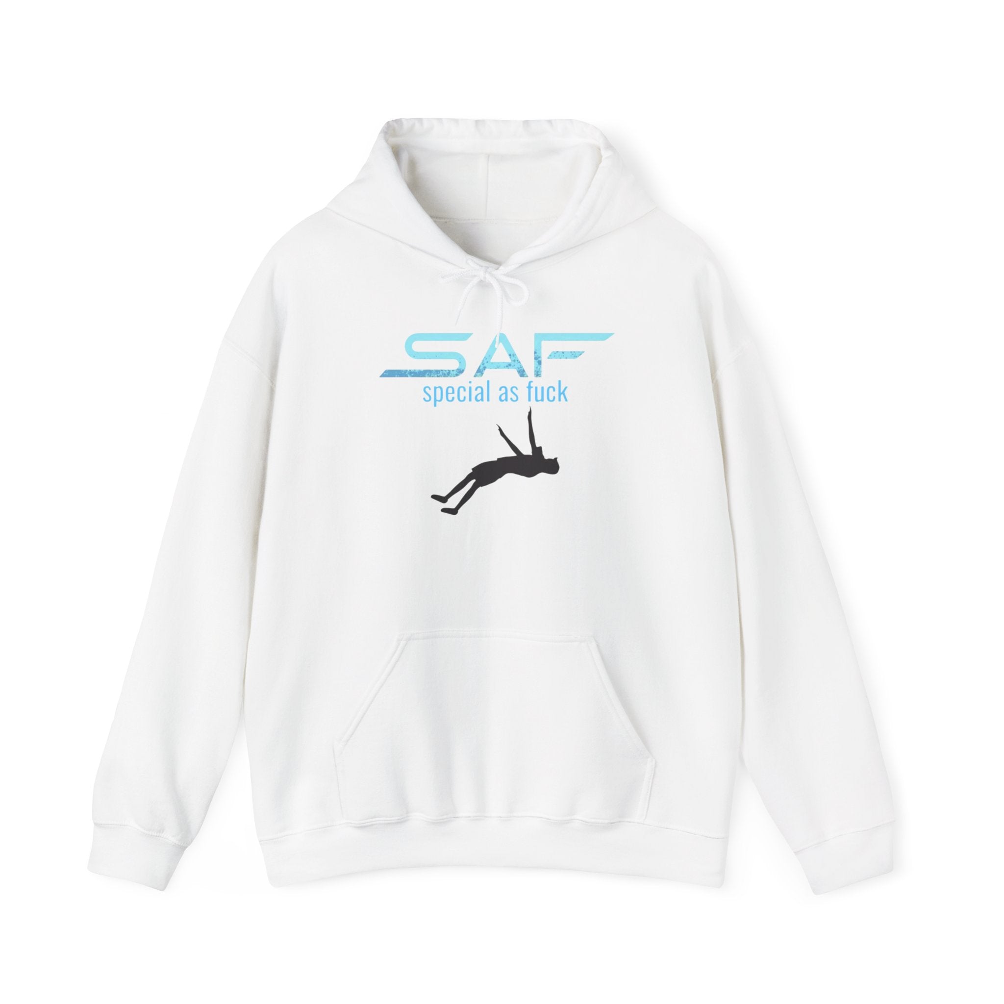 SAF 'Special As F***' Hoodie — Minimal Silhouette Graphic Pullover