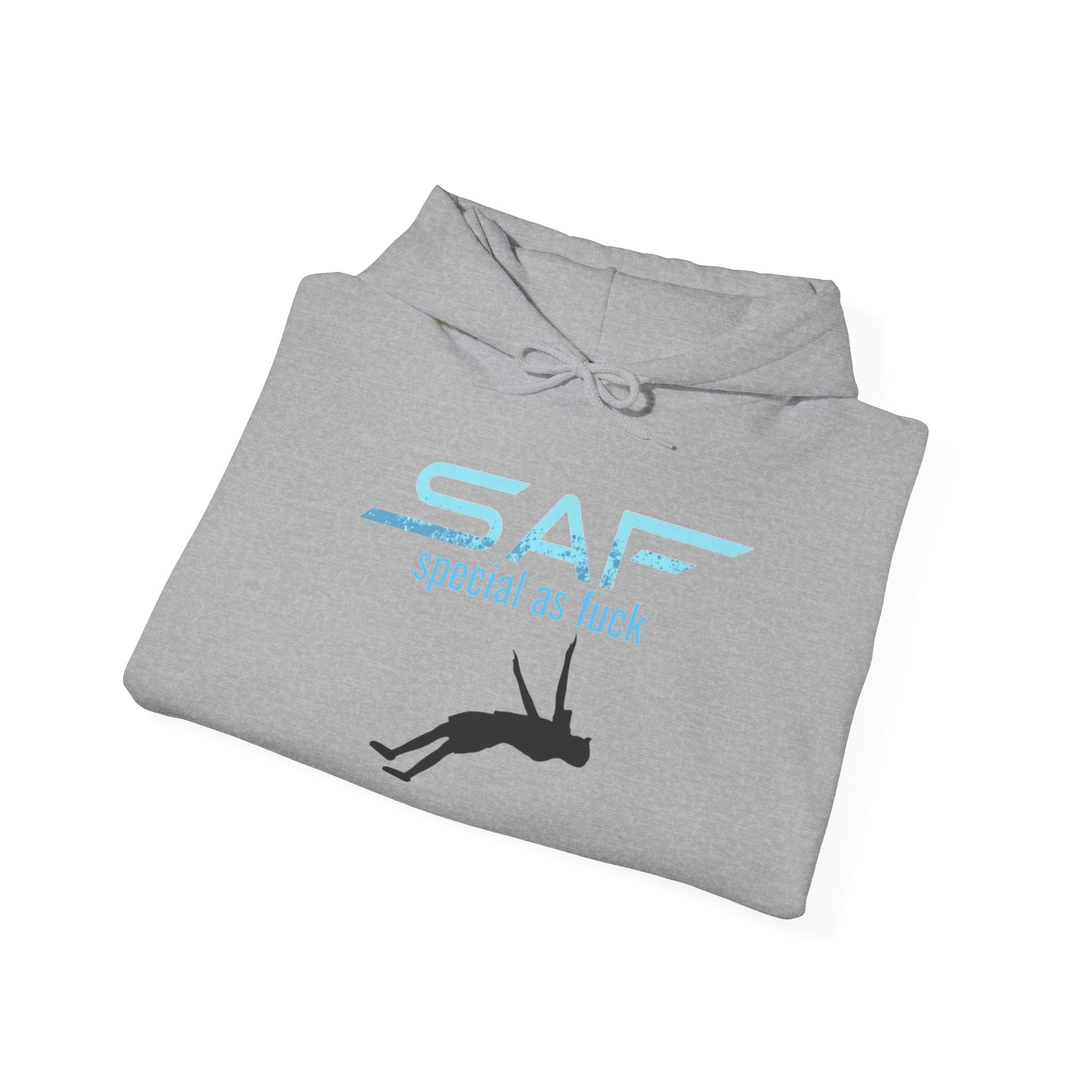 SAF 'Special As F***' Hoodie — Minimal Silhouette Graphic Pullover