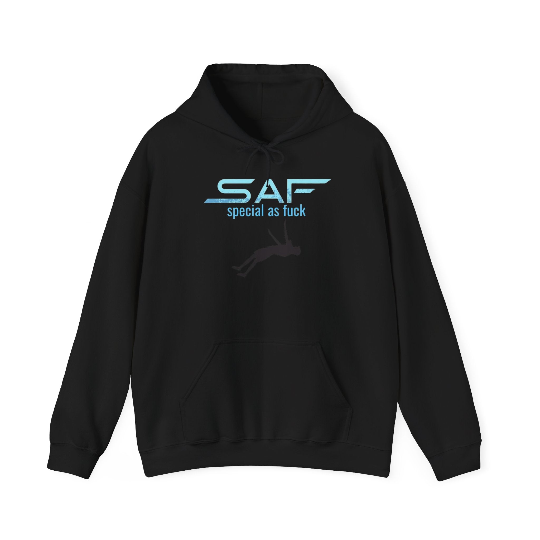 SAF 'Special As F***' Hoodie — Minimal Silhouette Graphic Pullover