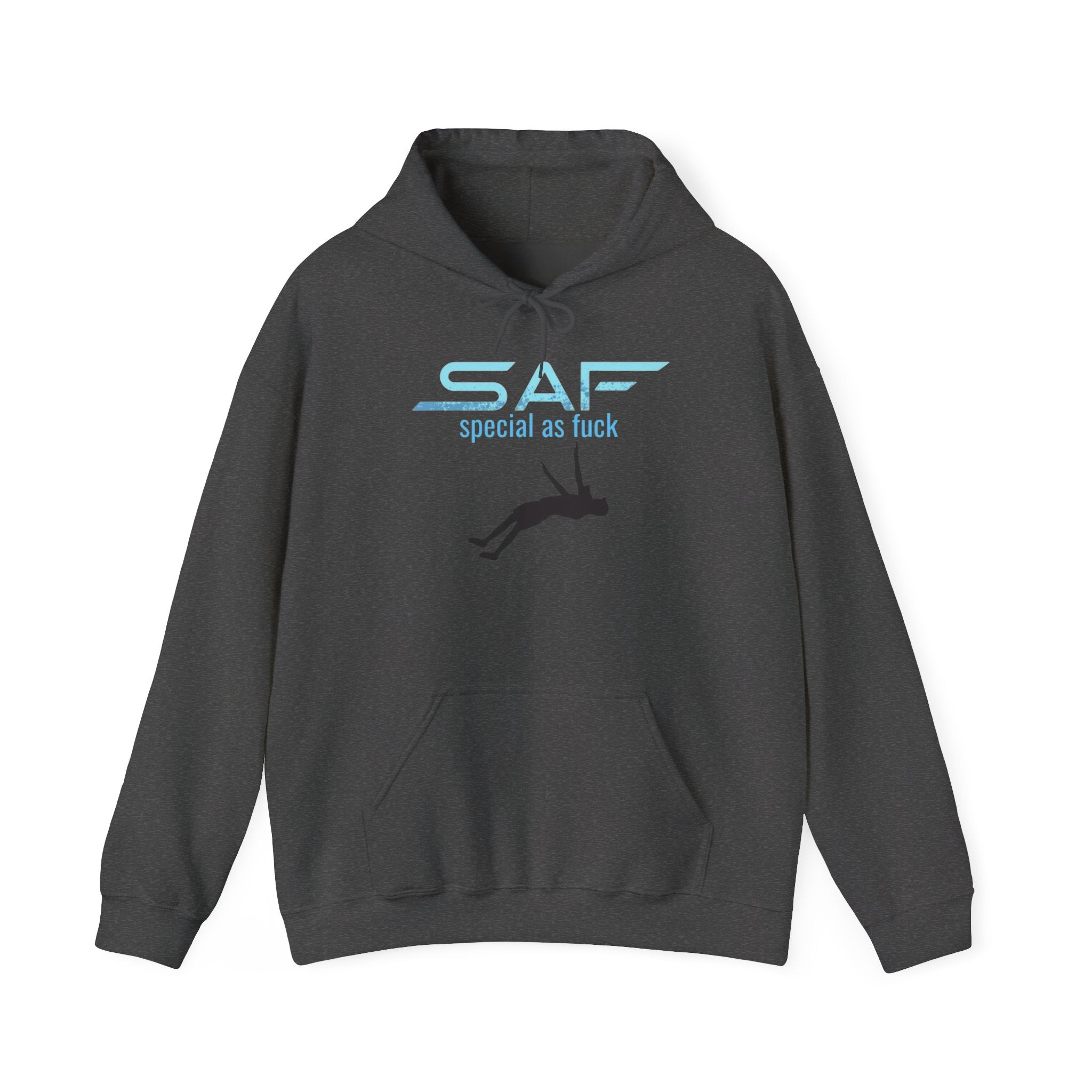 SAF 'Special As F***' Hoodie — Minimal Silhouette Graphic Pullover