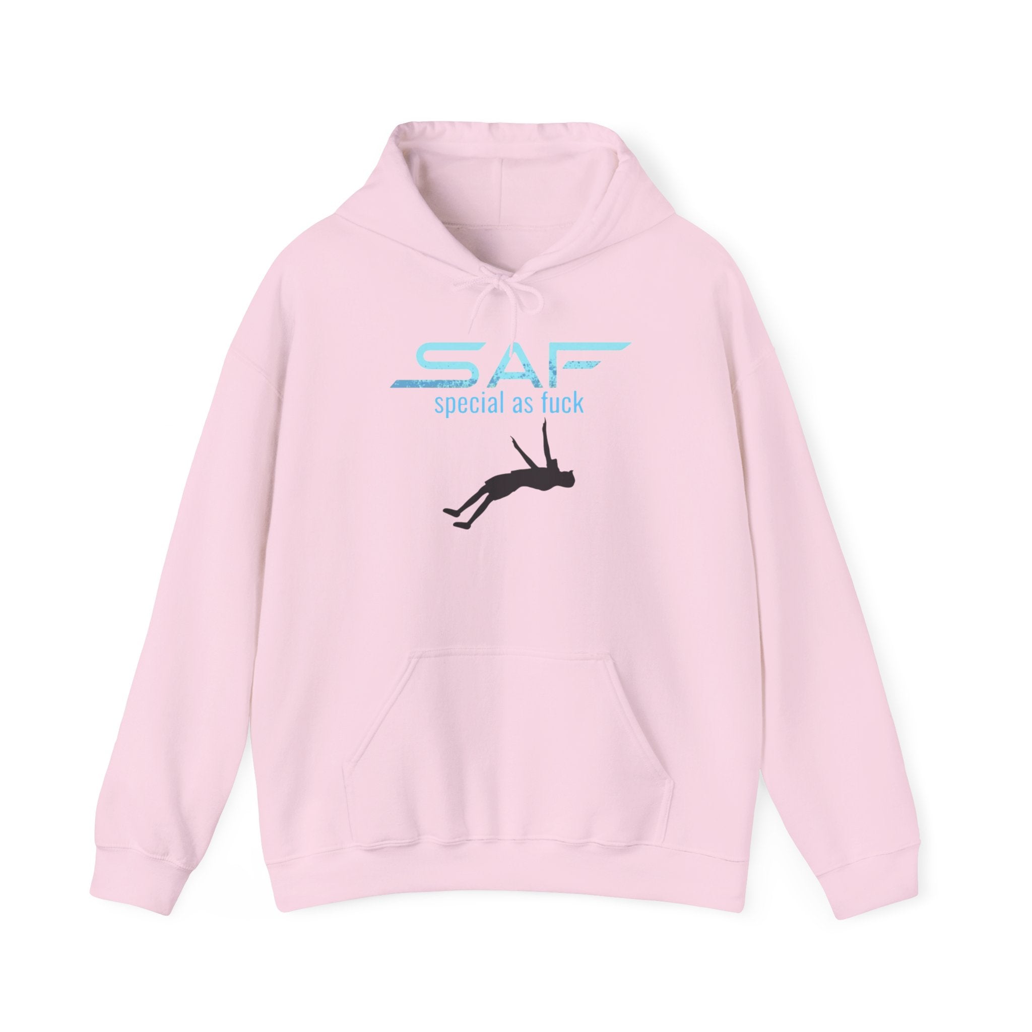 SAF 'Special As F***' Hoodie — Minimal Silhouette Graphic Pullover