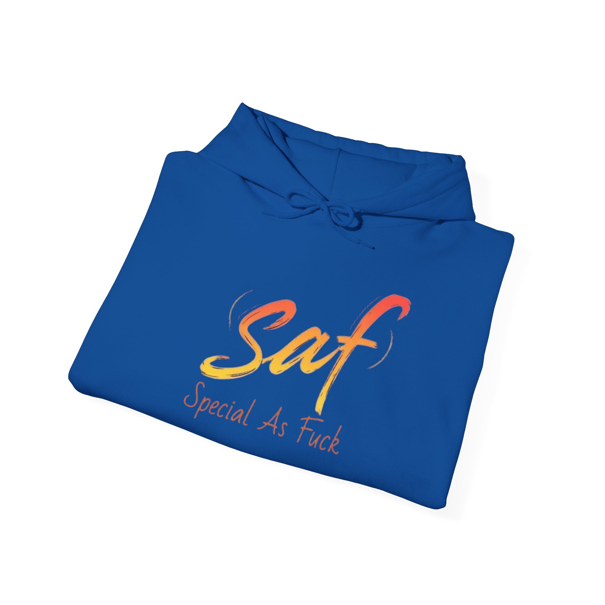 SAF "Special As F***" Hoodie — Bold Graphic Back & Script Front