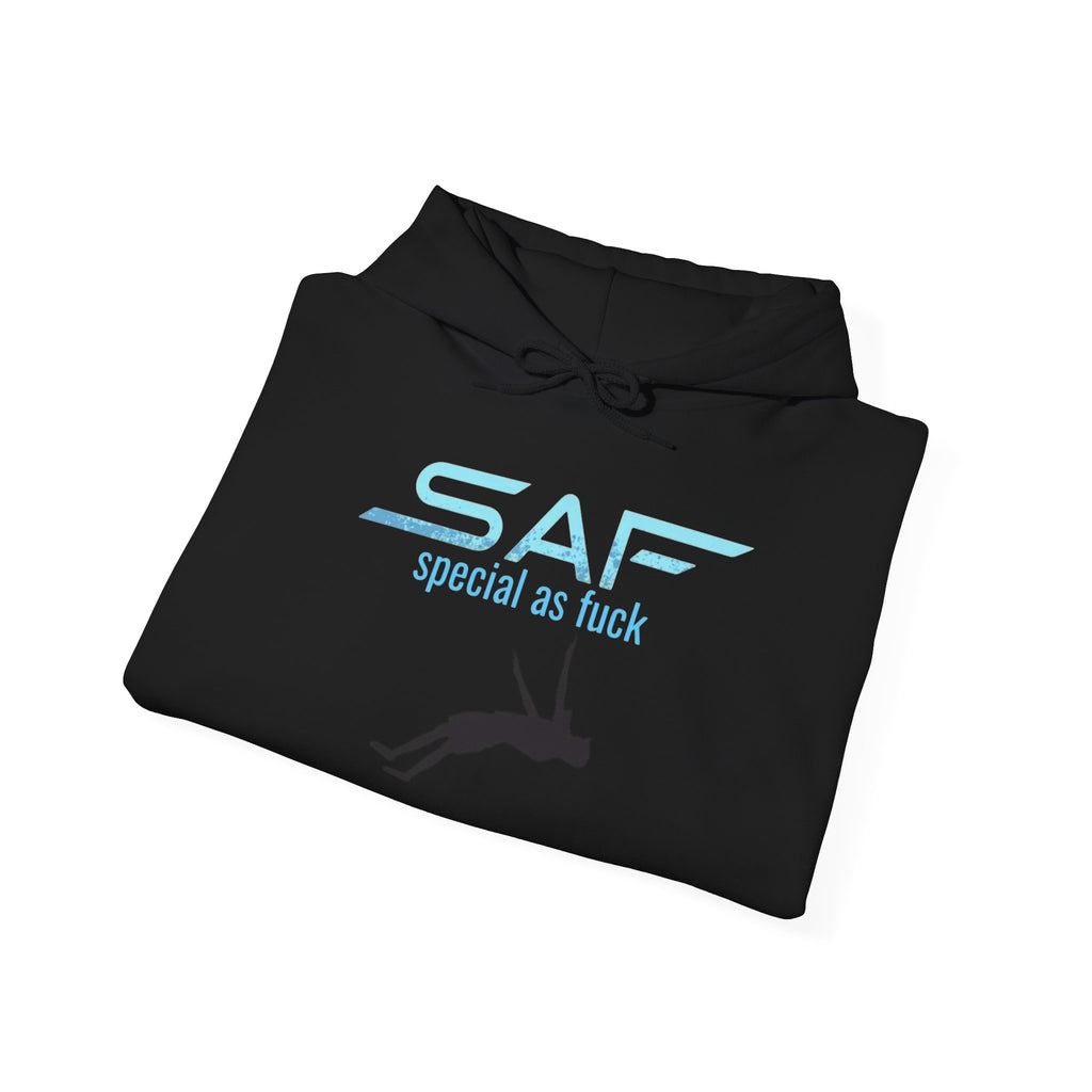 SAF 'Special As F***' Hoodie — Minimal Silhouette Graphic Pullover