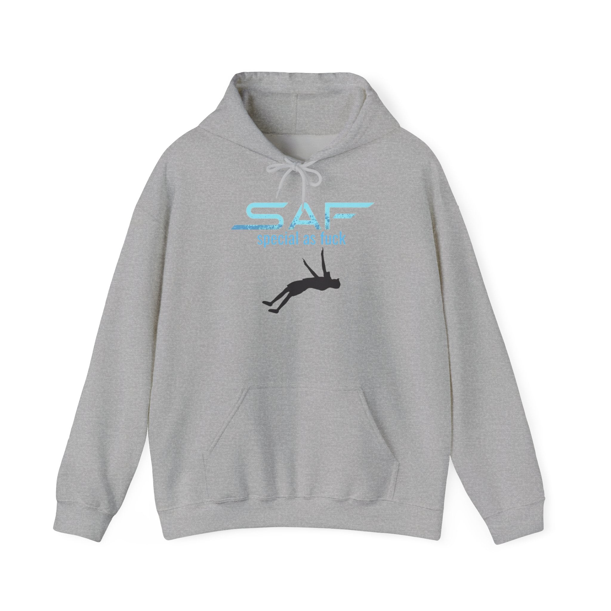 SAF 'Special As F***' Hoodie — Minimal Silhouette Graphic Pullover