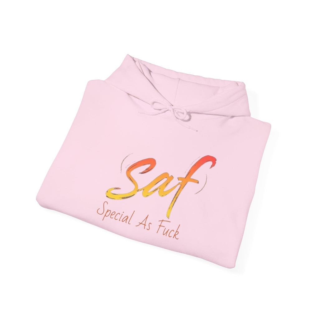 SAF "Special As F***" Hoodie — Bold Graphic Back & Script Front
