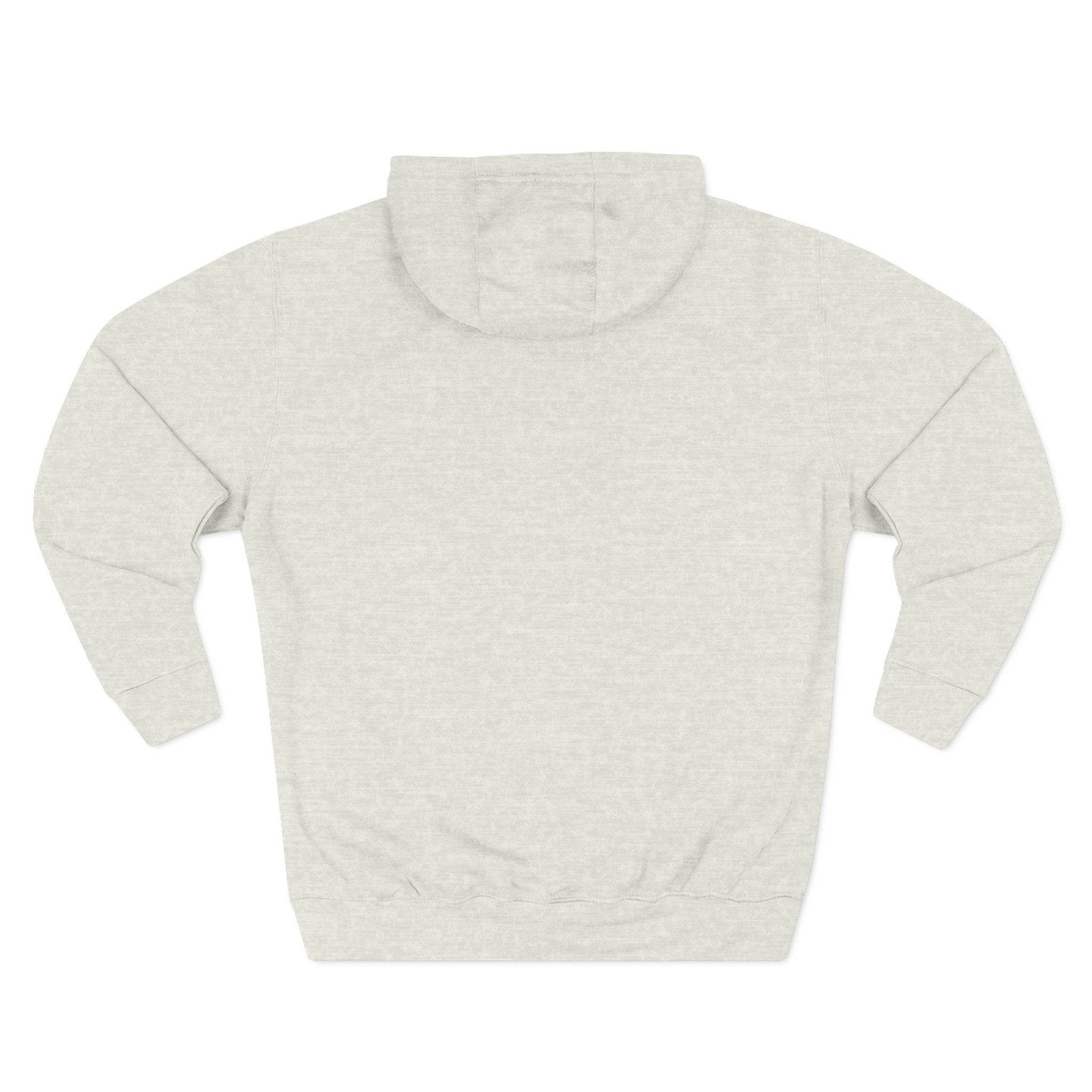 SAF Galaxy Panel Hoodie — Graphic Fleece Pullover with Red Script