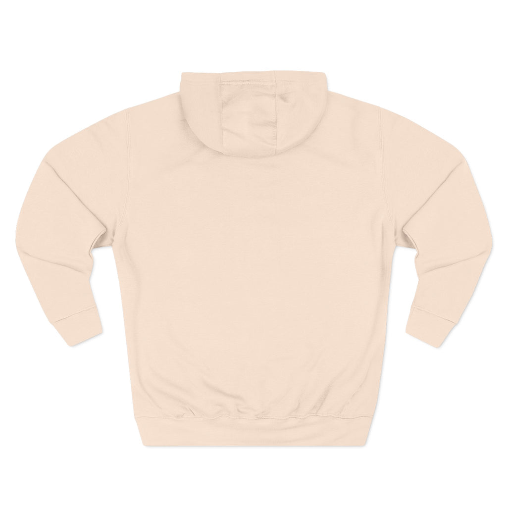SAF Galaxy Panel Hoodie — Graphic Fleece Pullover with Red Script