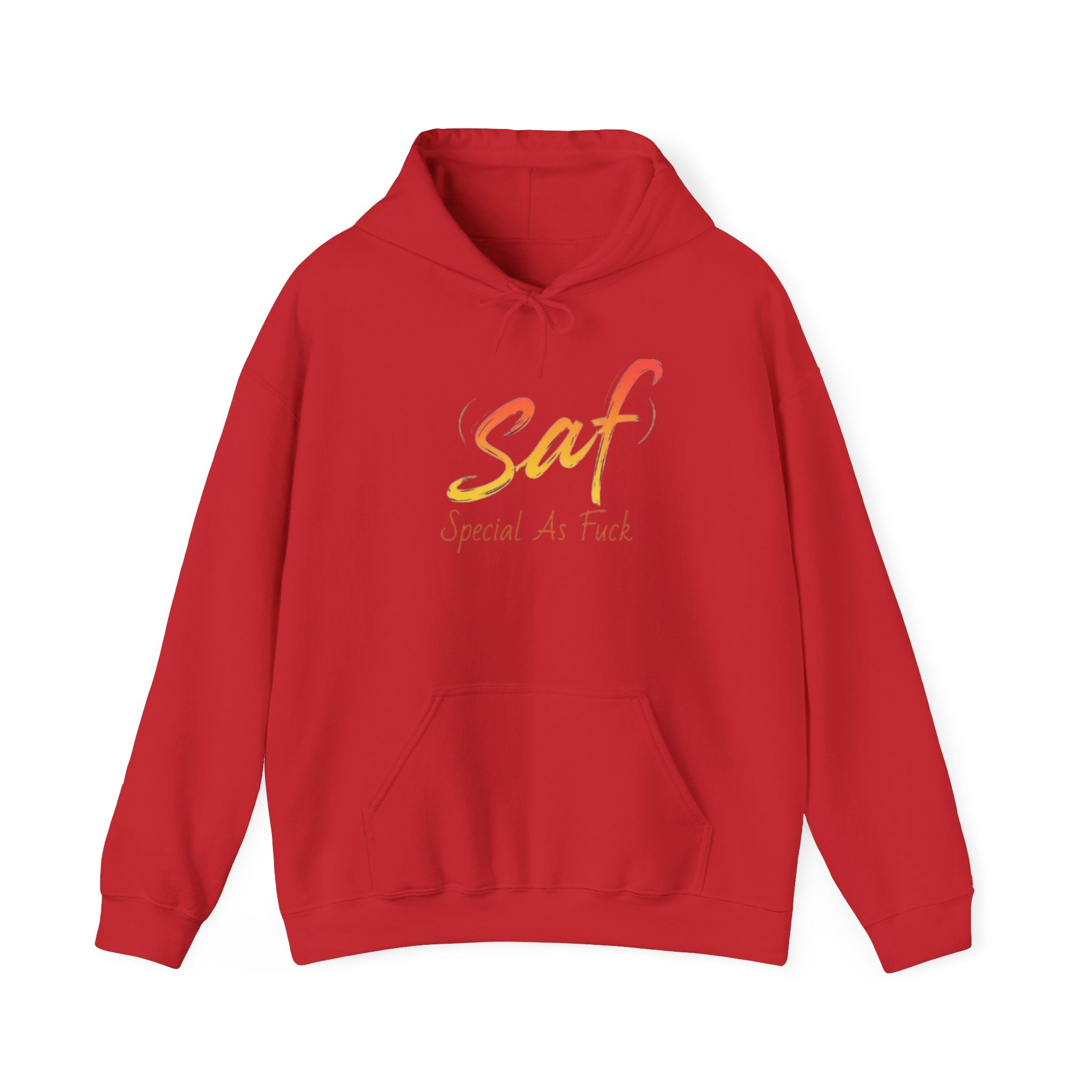 SAF "Special As F***" Hoodie — Bold Graphic Back & Script Front