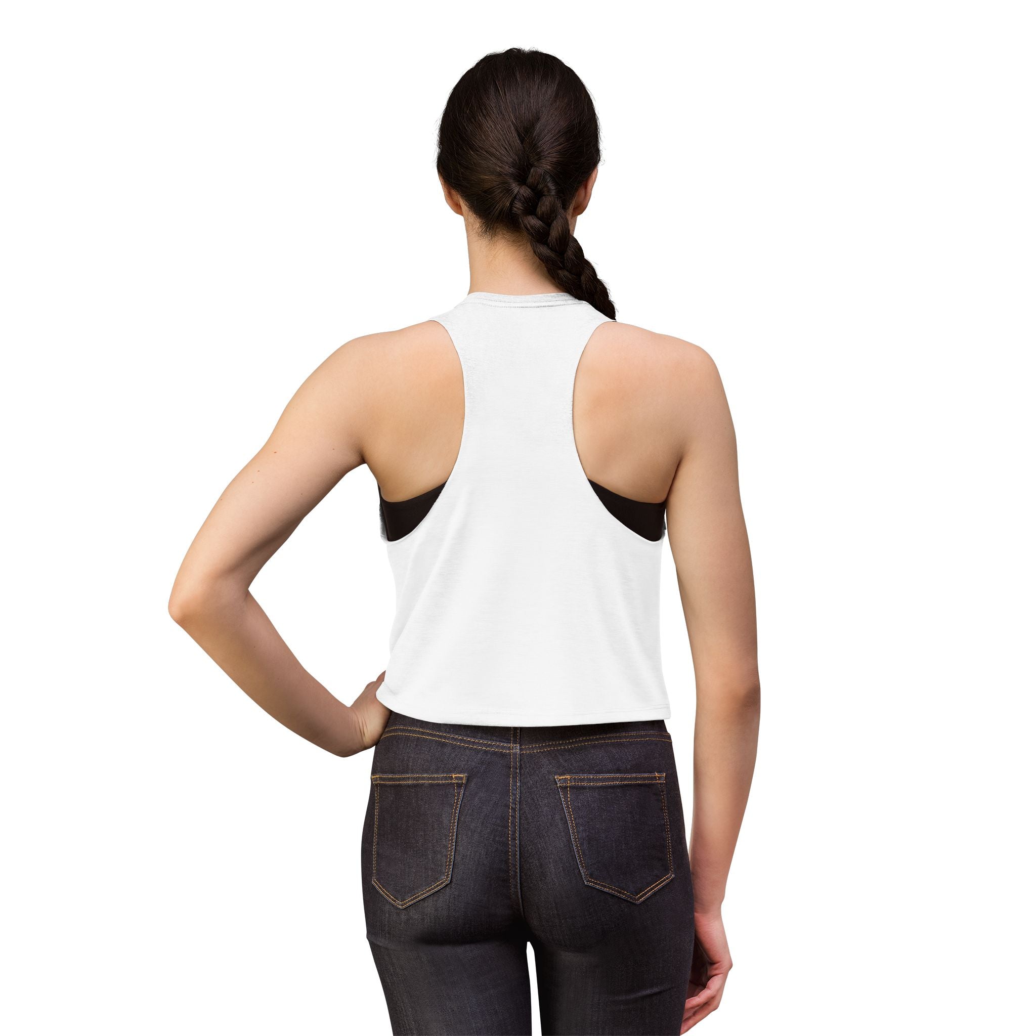 Crop Top — "SAF (Special As F**k)" Swing Silhouette Graphic