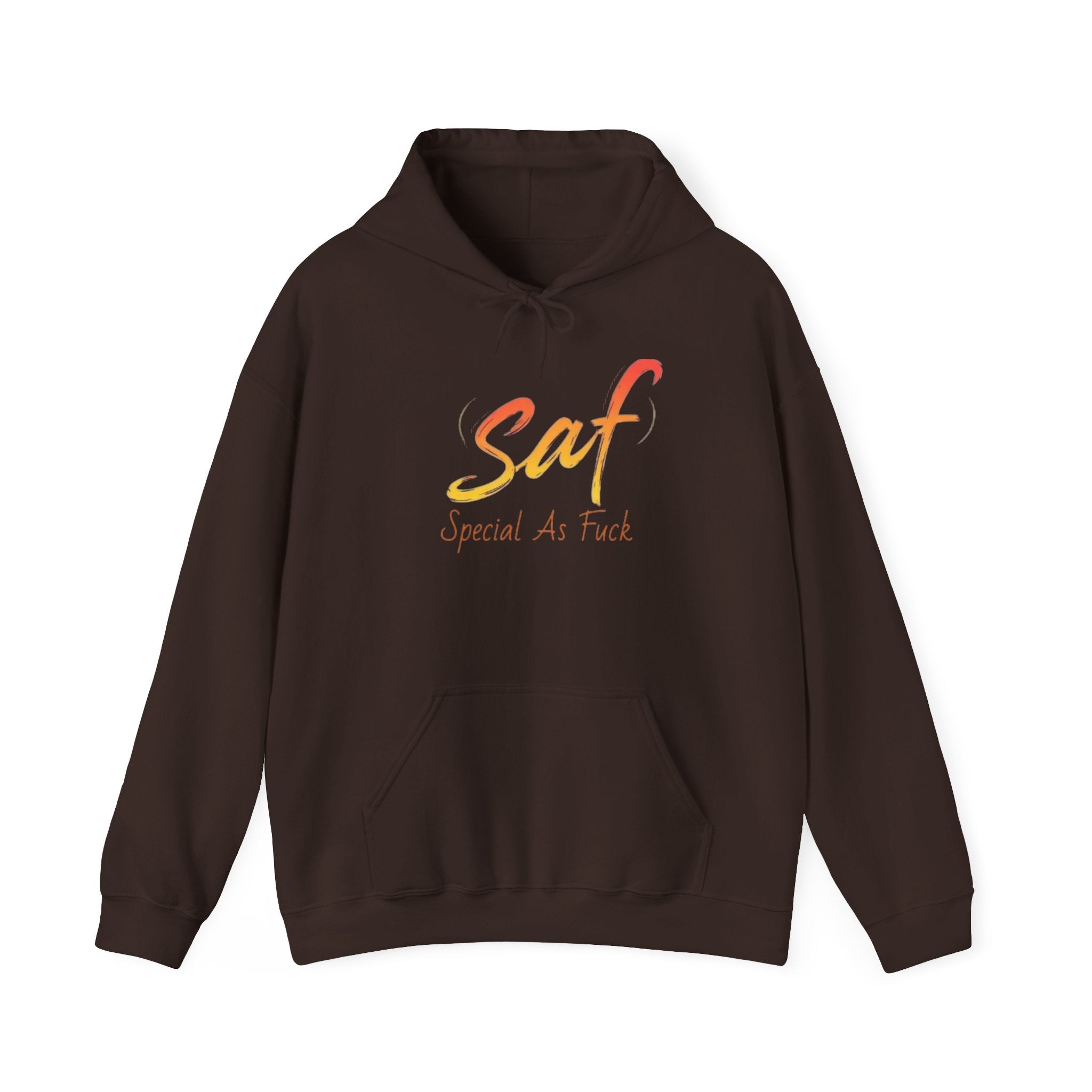 SAF "Special As F***" Hoodie — Bold Graphic Back & Script Front