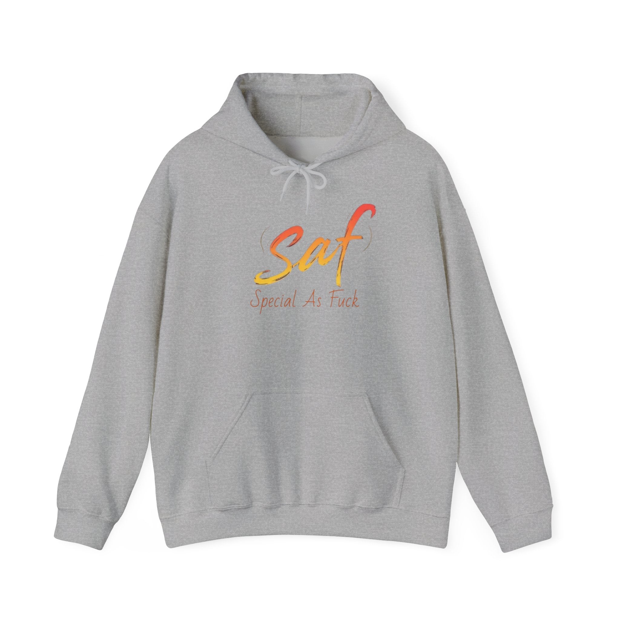 SAF "Special As F***" Hoodie — Bold Graphic Back & Script Front