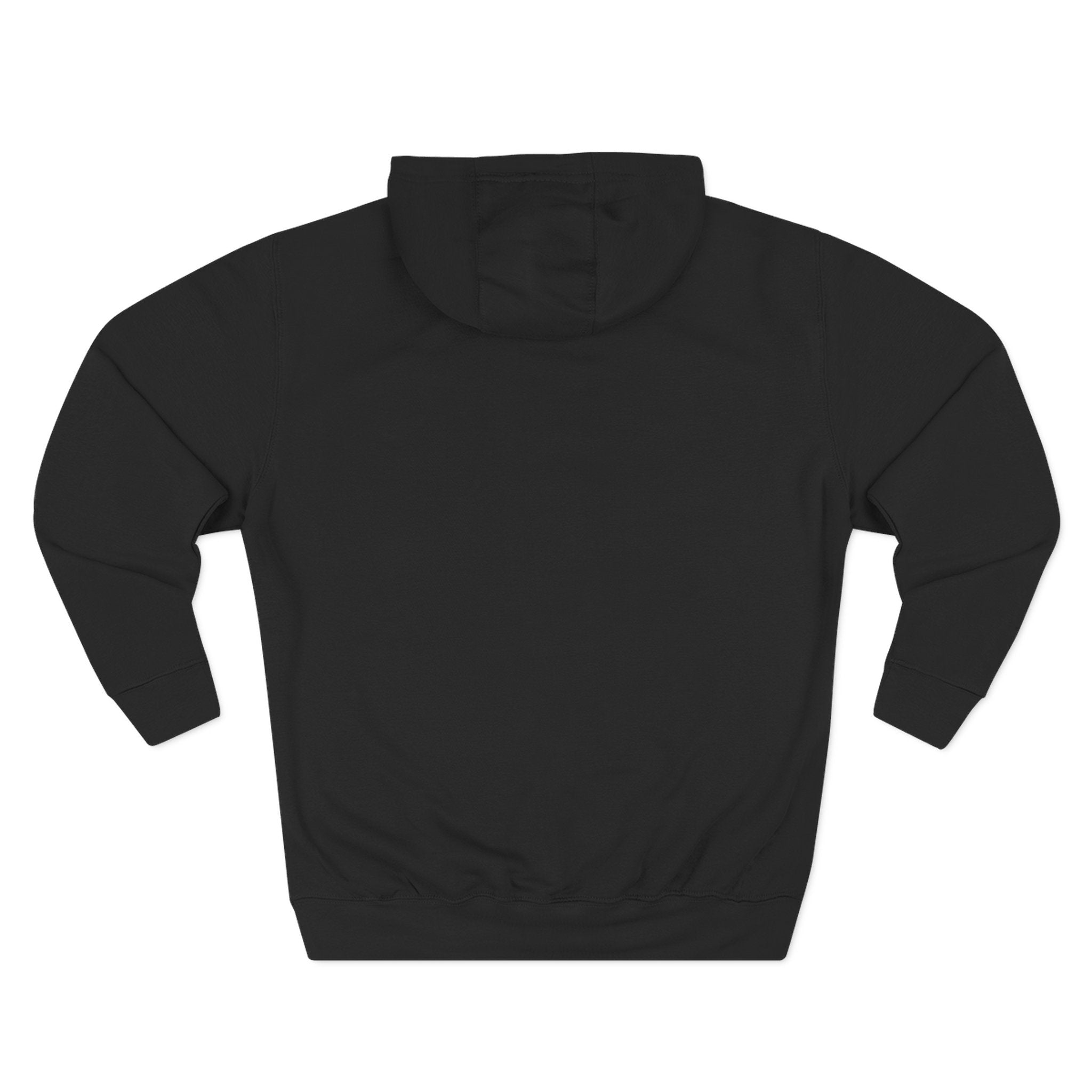 SAF Galaxy Panel Hoodie — Graphic Fleece Pullover with Red Script