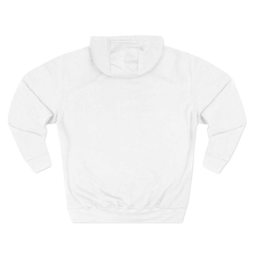 SAF Galaxy Panel Hoodie — Graphic Fleece Pullover with Red Script