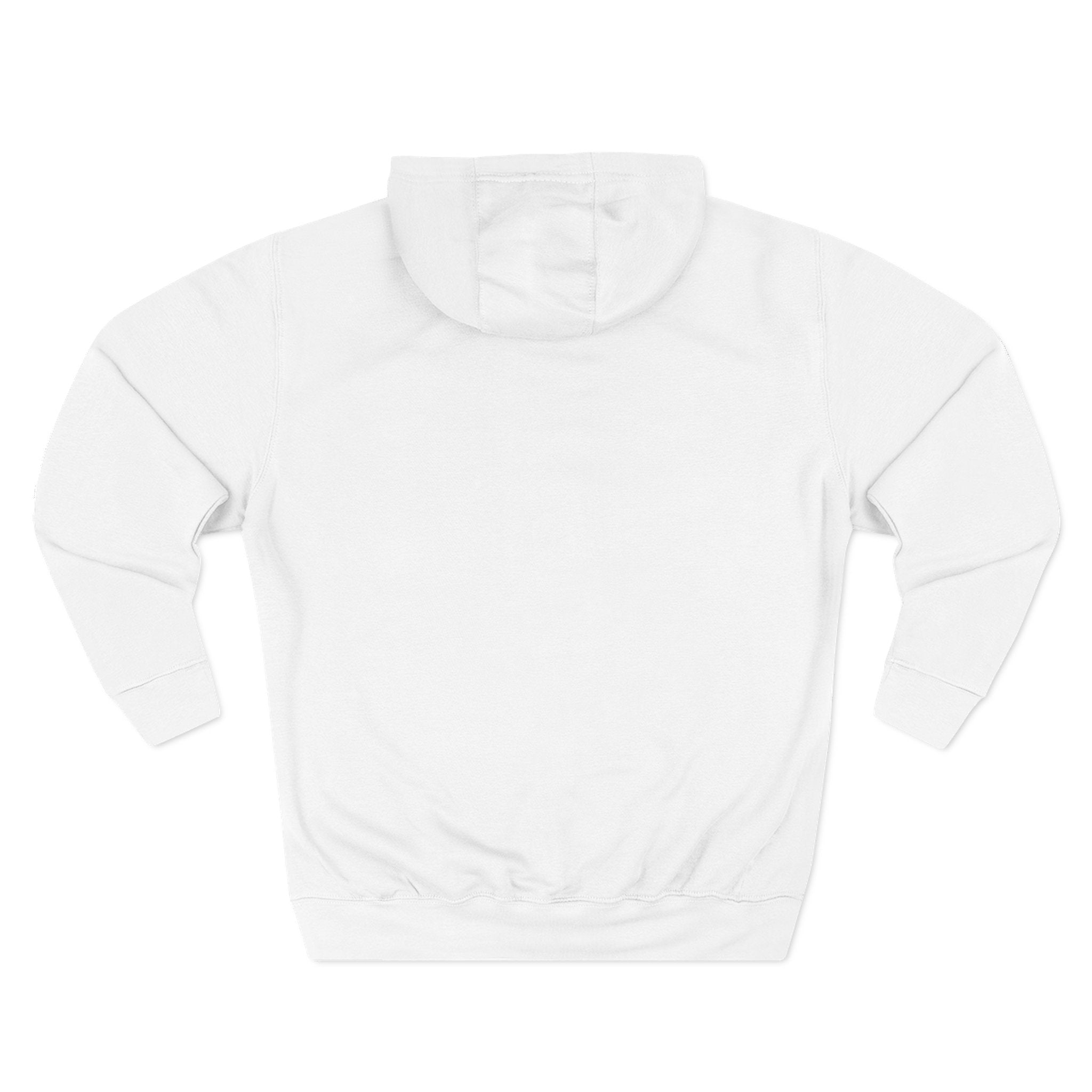 SAF Galaxy Panel Hoodie — Graphic Fleece Pullover with Red Script