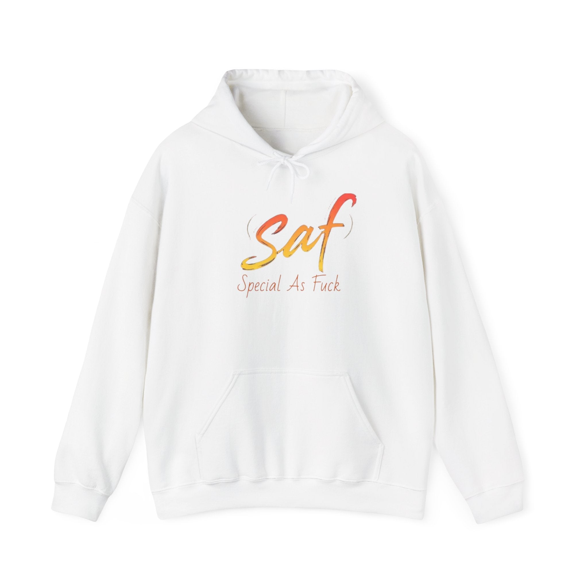 SAF "Special As F***" Hoodie — Bold Graphic Back & Script Front