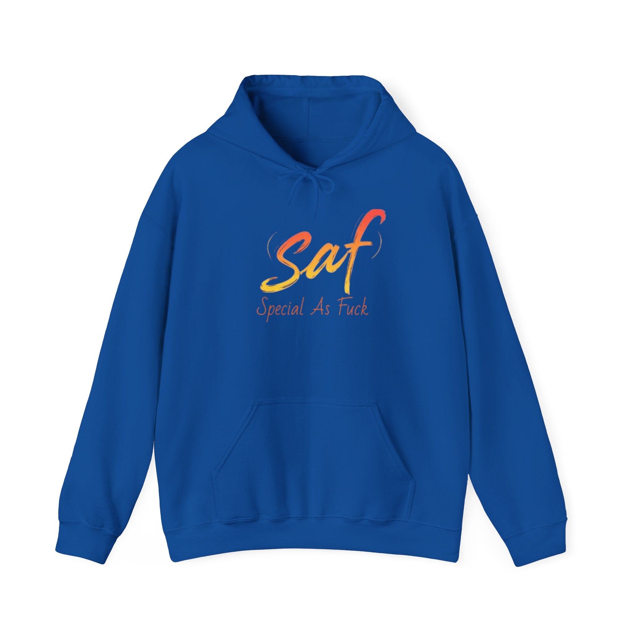 SAF "Special As F***" Hoodie — Bold Graphic Back & Script Front