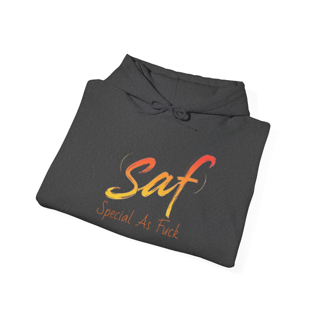 SAF "Special As F***" Hoodie — Bold Graphic Back & Script Front