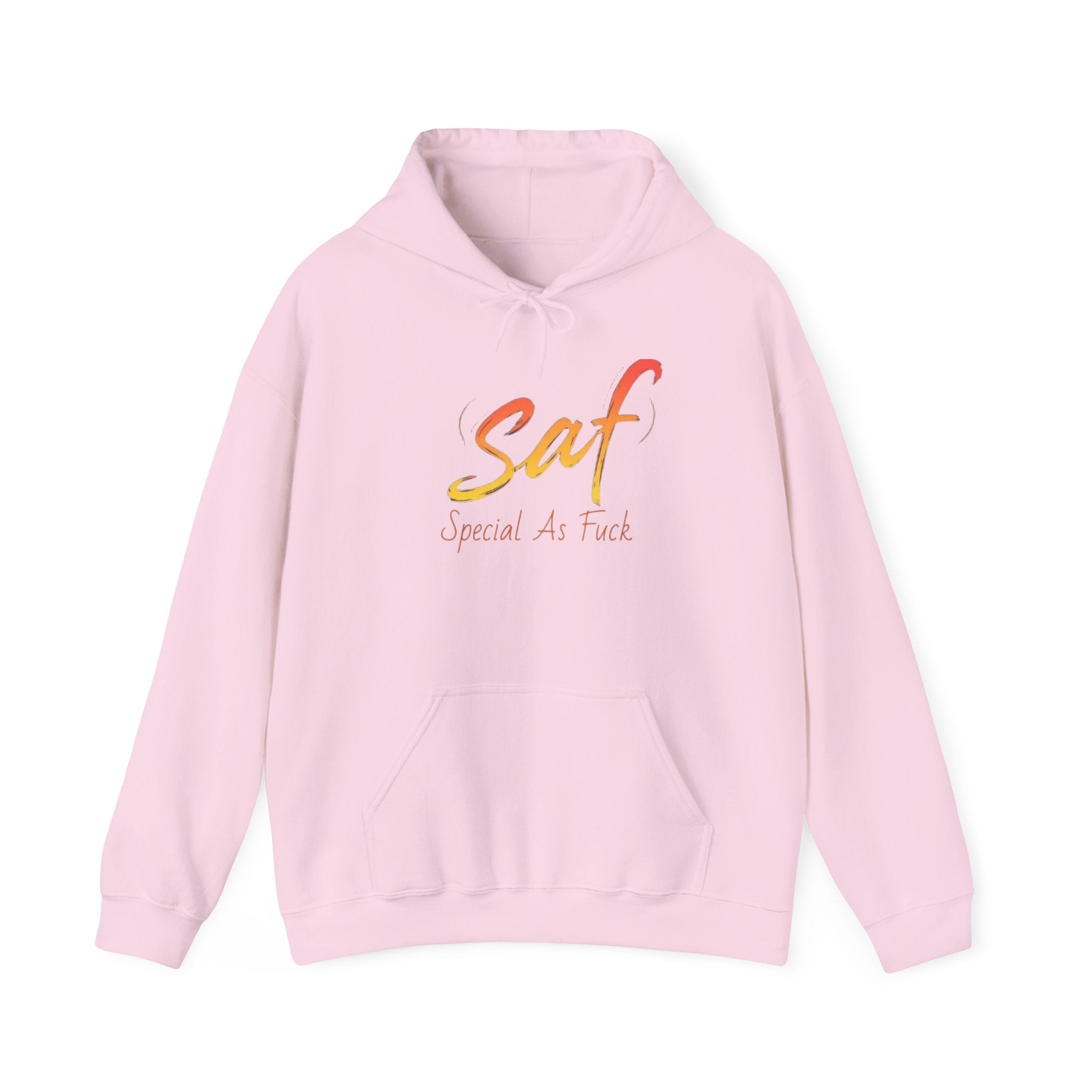 SAF "Special As F***" Hoodie — Bold Graphic Back & Script Front