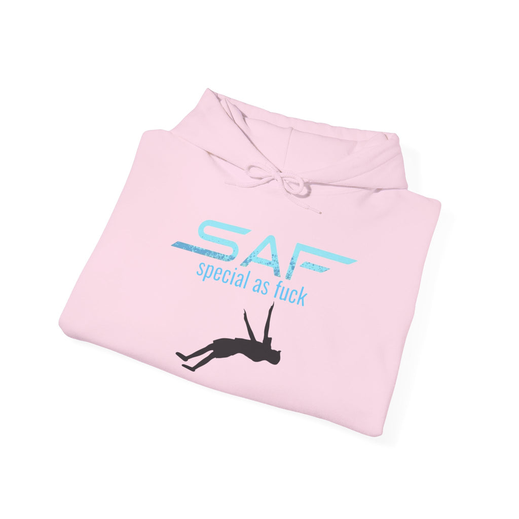 SAF 'Special As F***' Hoodie — Minimal Silhouette Graphic Pullover