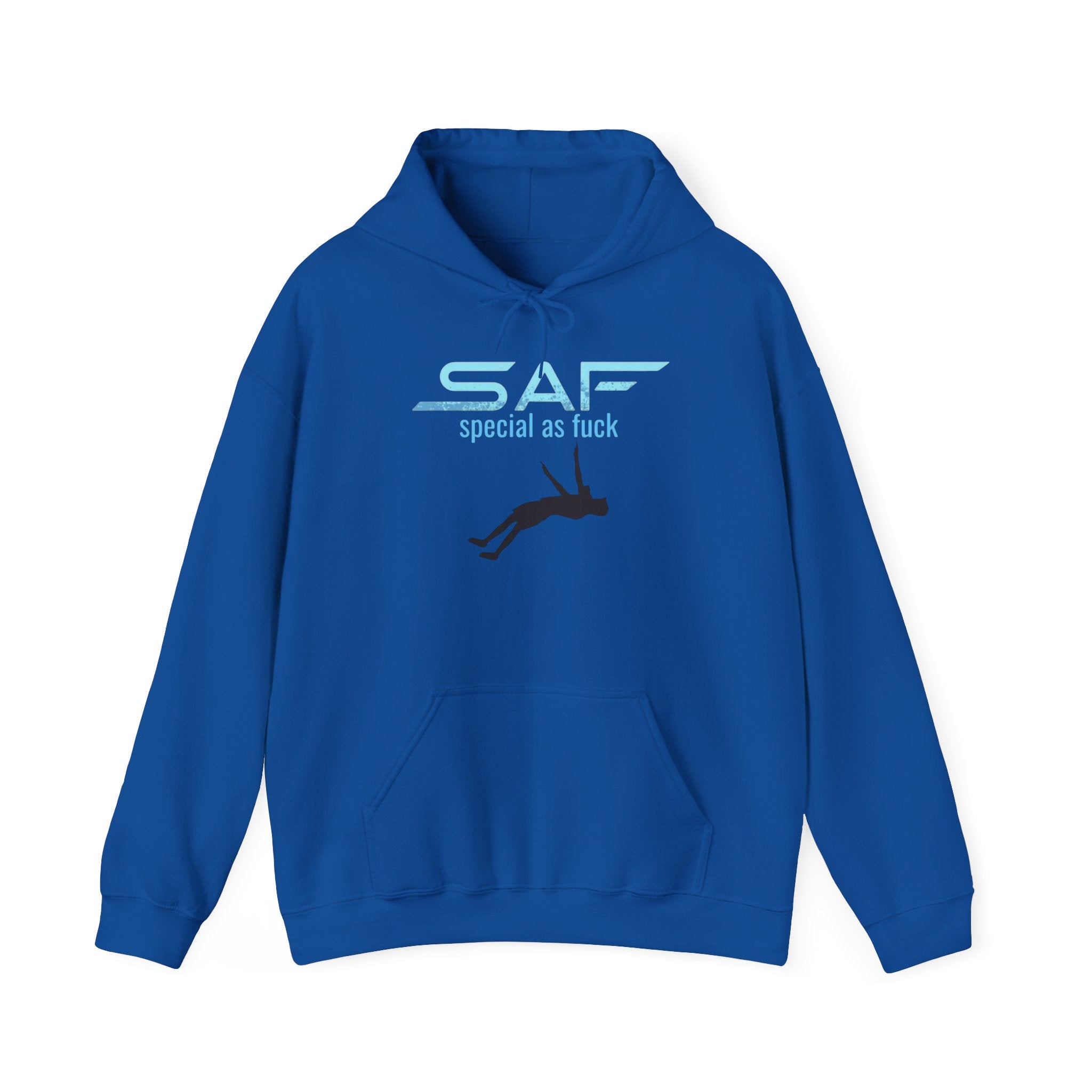 SAF 'Special As F***' Hoodie — Minimal Silhouette Graphic Pullover