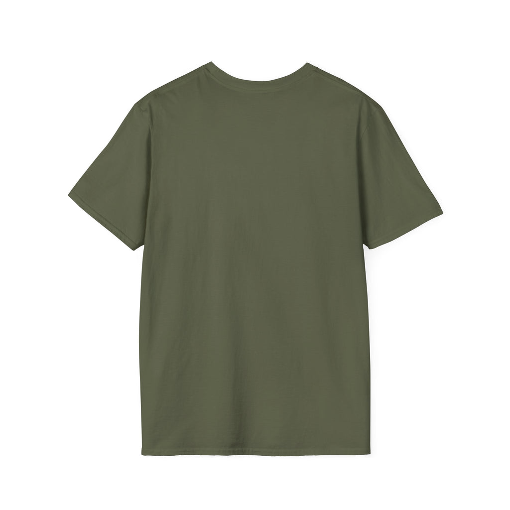 SAF Red Script Galaxy T-Shirt — Space Graphic Tee with 'SAF' Design