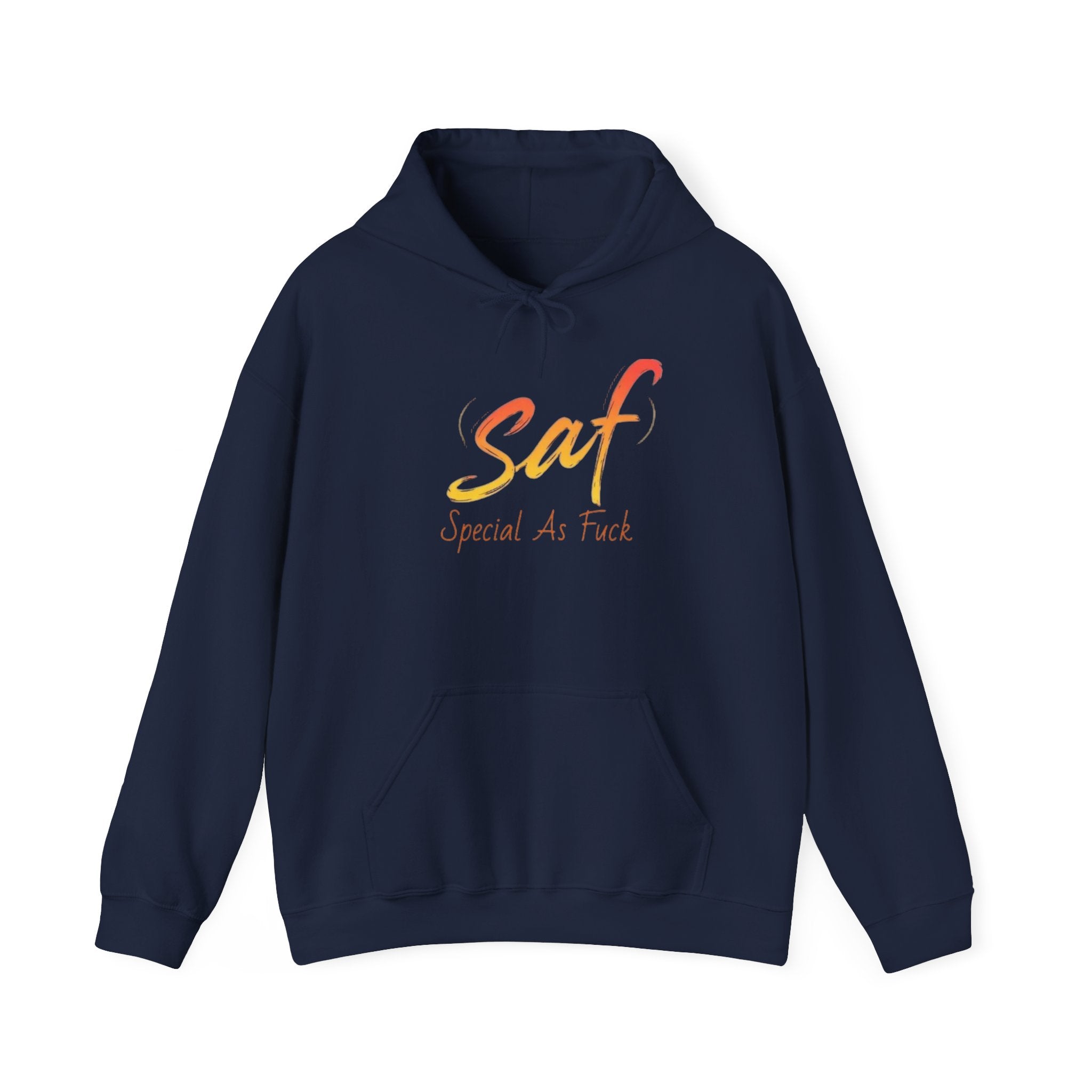 SAF "Special As F***" Hoodie — Bold Graphic Back & Script Front